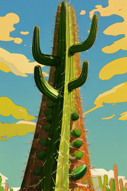 The super-giant steel cactus